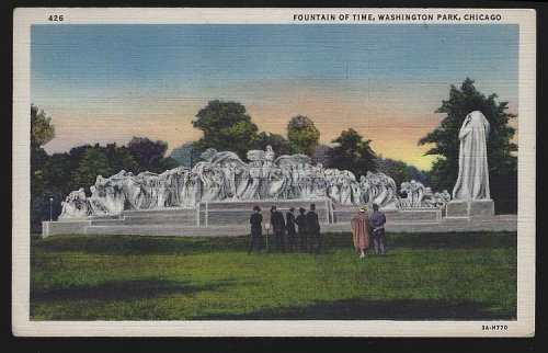 FOUNTAIN OF TIME, WASHINGTON PARK, CHICAGO, ILLINOIS