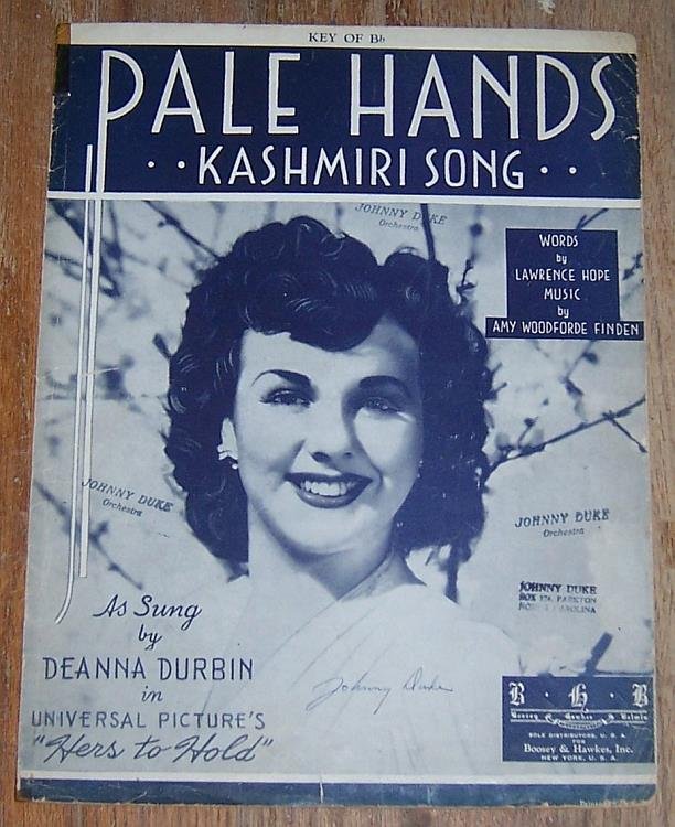 PALE HANDS, KASHMIRI SONG