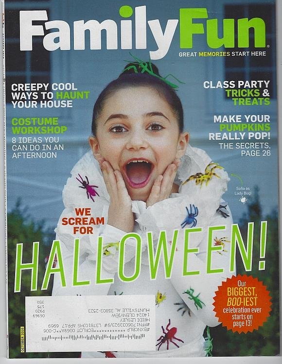 FAMILY FUN MAGAZINE OCTOBER 2016