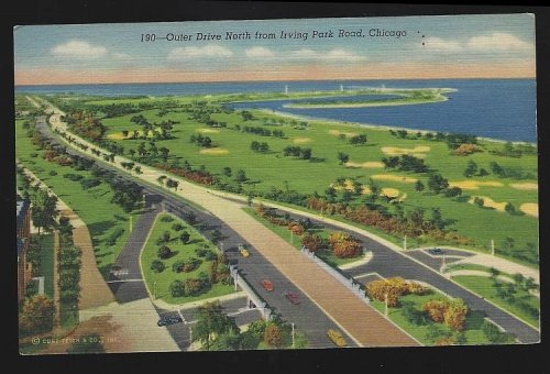 OUTER DRIVE NORTH FROM IRVING PARK ROAD, CHICAGO, ILLINOIS