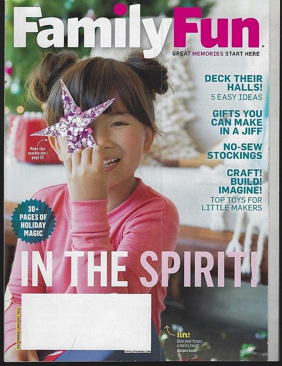 FAMILY FUN MAGAZINE DECEMBER/JANUARY 2018