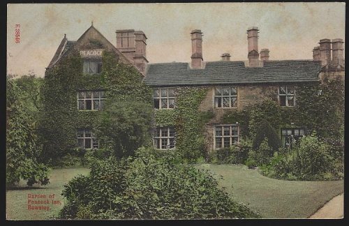 GARDEN OF THE PEACOCK INN, ROWSLEY, ENGLAND