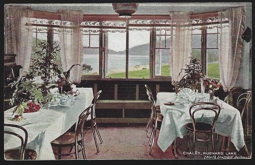 CHALET, RUDYARD LAKE, NORTH SHEFFIELD RAILWAY, ENGLAND