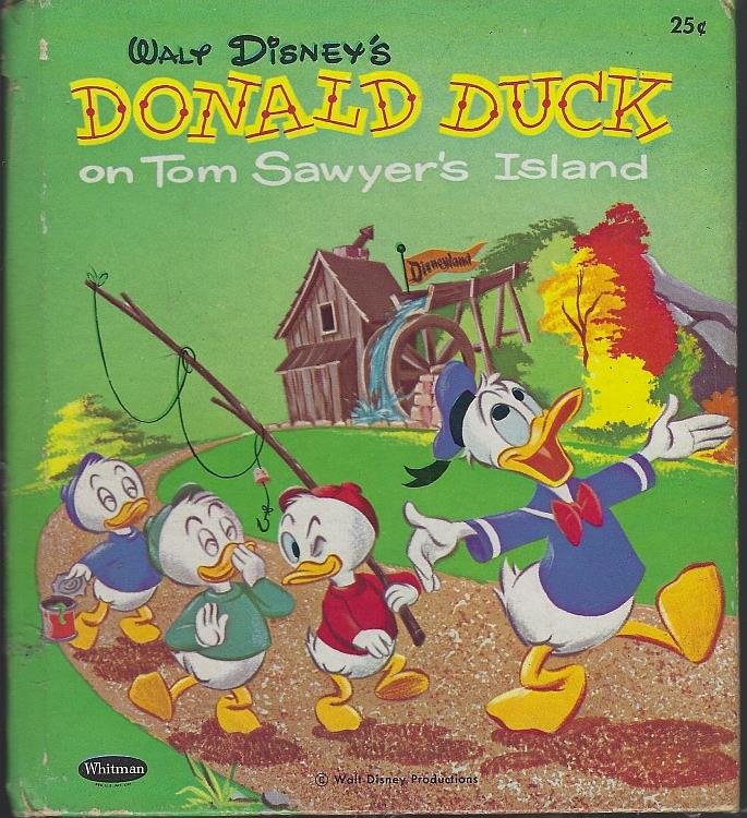 WALT DISNEY'S DONALD DUCK ON TOM SAWYER'S ISLAND