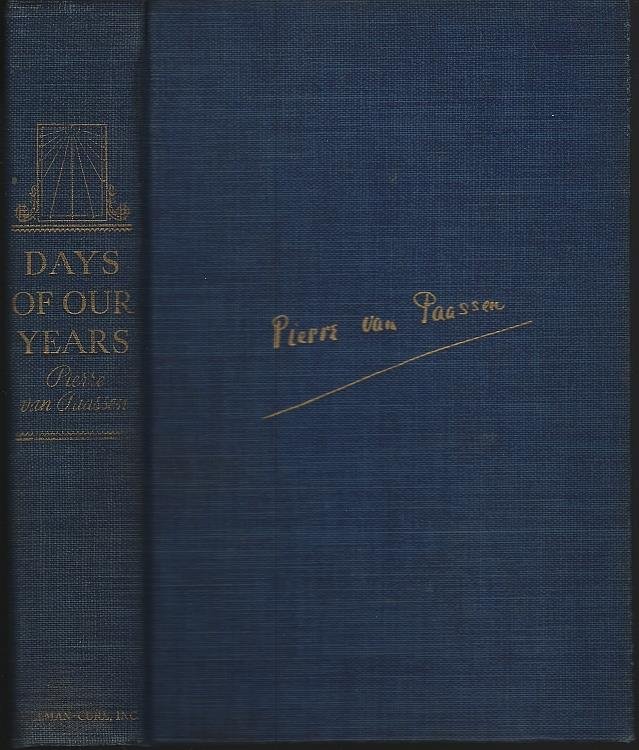 DAYS OF OUR YEARS 1903-1938