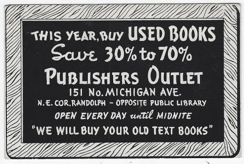 PUBLISHERS OUTLET BLOTTER