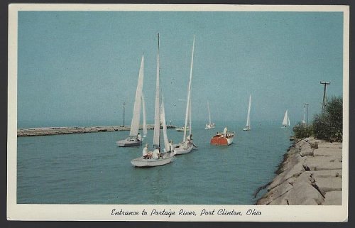 ENTRANCE TO PORTAGE RIVER, PORT CLINTON, OHIO