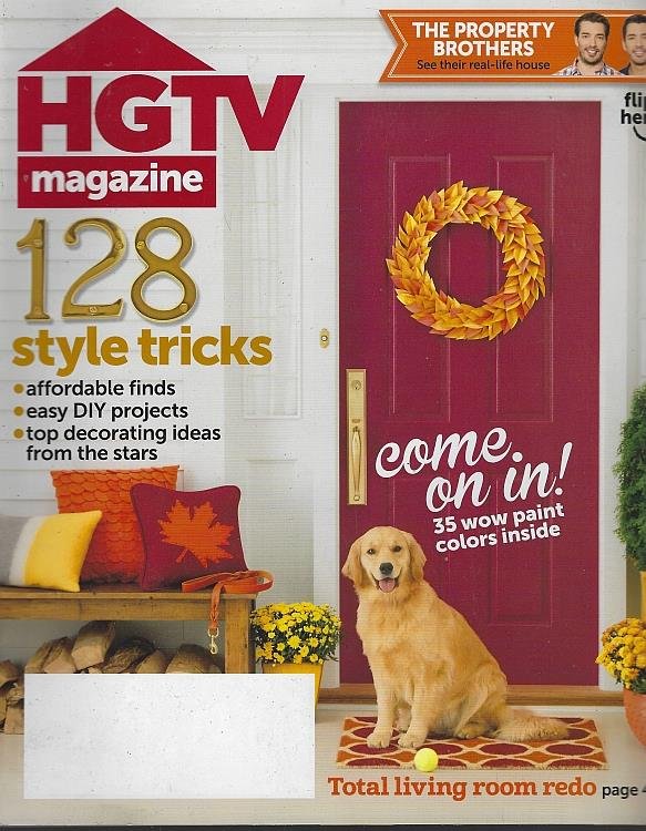 HGTV MAGAZINE NOVEMBER 2014