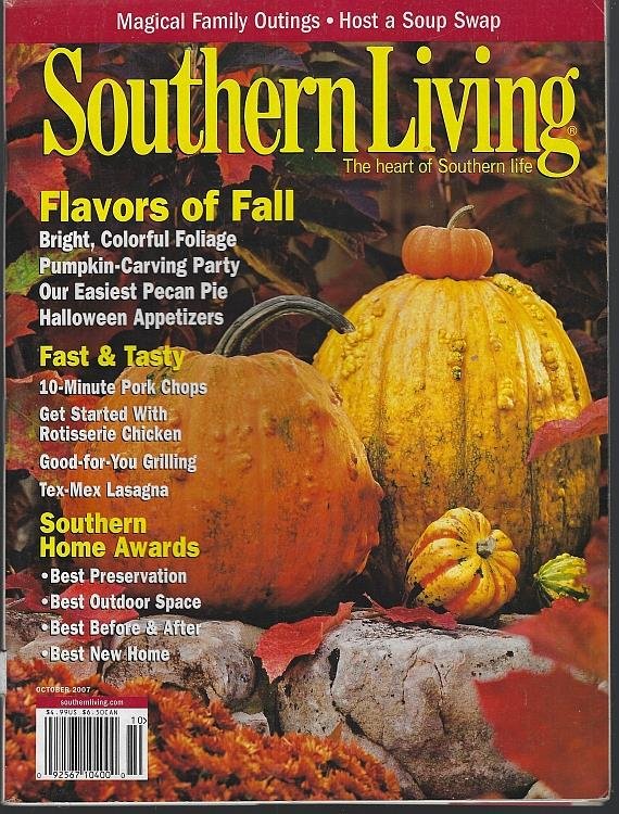 SOUTHERN LIVING MAGAZINE OCTOBER 2007