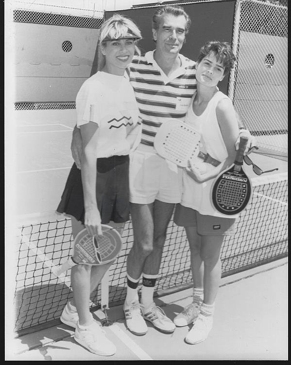 ORIGINAL PHOTOGRAPH COLLEEN DION, TERRI ANN LINN BOLD AND BEAUTIFUL AND TOM HALLICK, GENERAL HOSPITAL