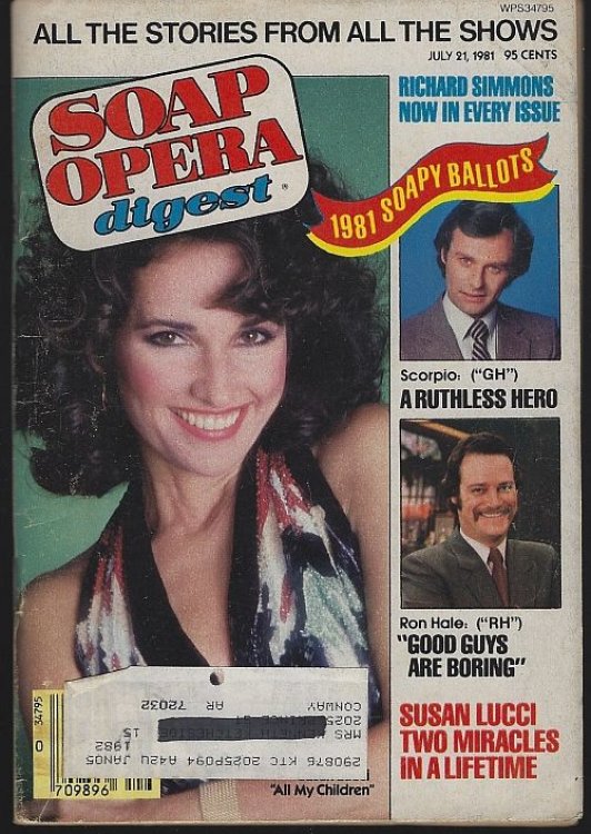 SOAP OPERA DIGEST JULY 21, 1981