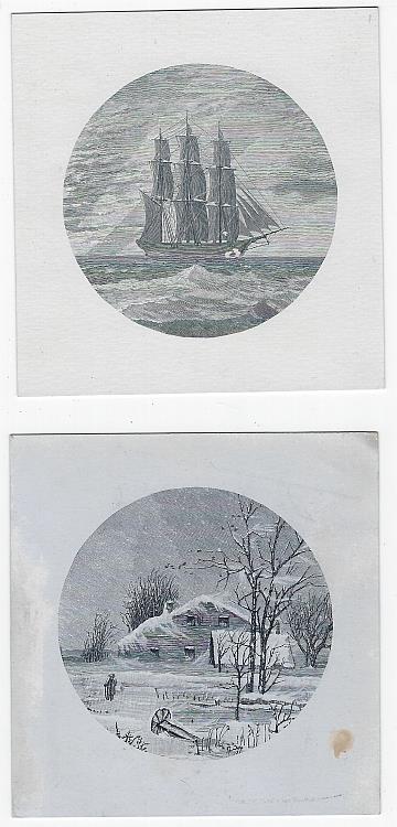 LOT OF TWO VICTORIAN PICTURE CARDS