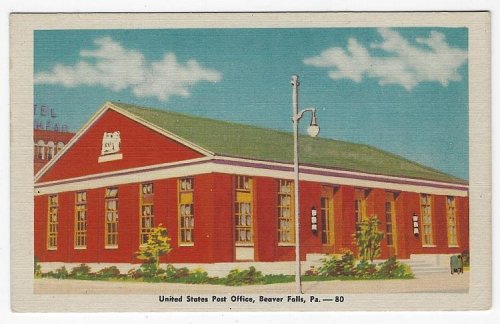 UNITED STATES POST OFFICE, BEAVER FALLS, PENNSYLVANIA