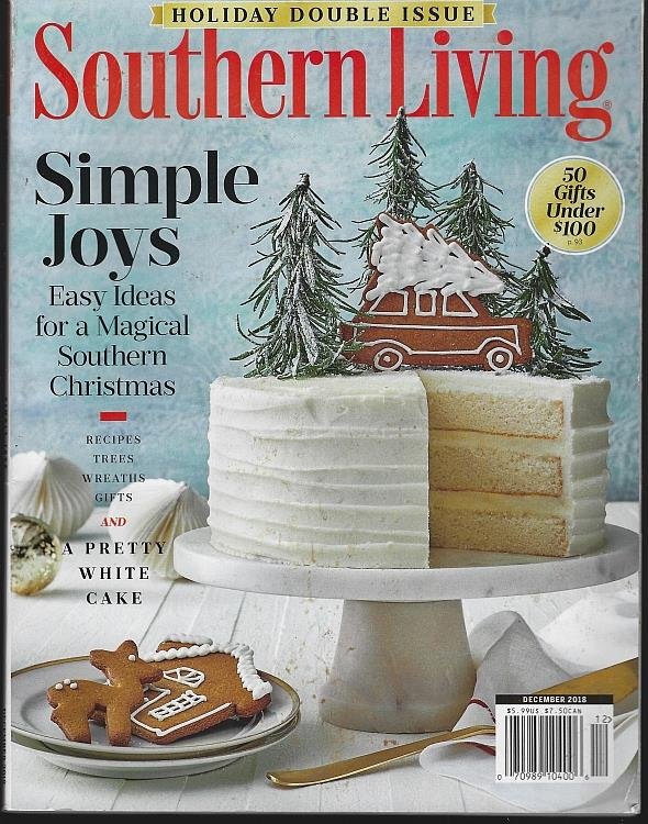 SOUTHERN LIVING MAGAZINE DECEMBER 2018