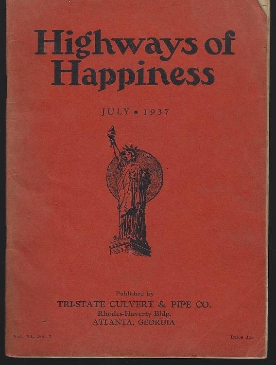 HIGHWAYS OF HAPPINESS JULY 1937