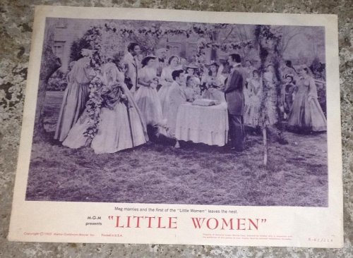LOBBY CARD FOR LITTLE WOMEN STARRING JUNE ALLYSON AND ROSSANO BRAZZI
