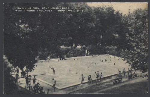 SWIMMING POOL, CAMP NELSON DODD, OHIO WEST VIRGINIA AREA YMCA BRINKHAVEN, OHIO