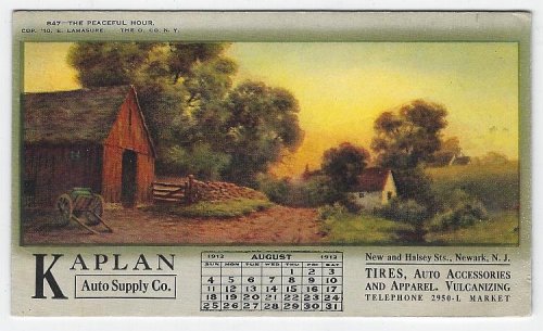 KAPLAN AUTO SUPPLY NEWARK, NEW JERSEY BLOTTER