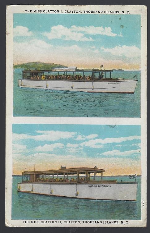 MISS CLAYTON I AND MISS CLAYTON II, CLAYTON, THOUSAND ISLANDS, NEW YORK