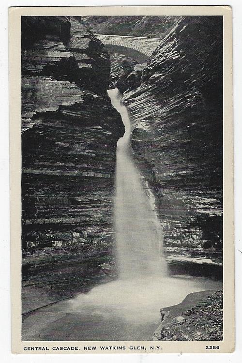 CENTRAL CASCADE, NEW WATKINS GLEN, NEW YORK