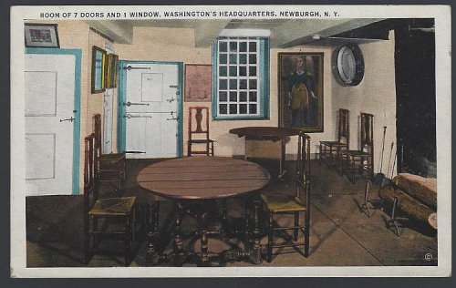 ROOM OF SEVEN DOORS AND ONE WINDOW, WASHINGTON HEADQUARTERS, NEWBURGH, NEW YORK