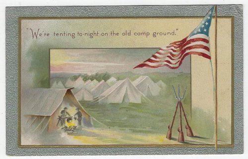 WE'RE TENTING TO-NIGHT ON THE OLD CAMP GROUND