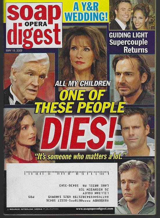 SOAP OPERA DIGEST MAY 19, 2009