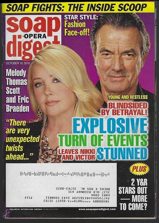 SOAP OPERA DIGEST OCTOBER 19, 2010