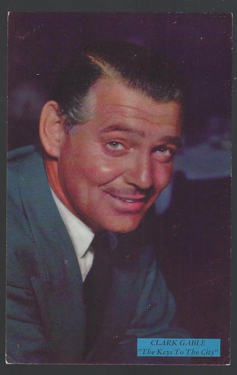 POSTCARD OF CLARK GABLE