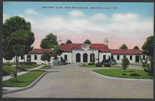 OFFICERS' CLUB, FORT MCCLELLAN, ANNISTON, ALABAMA