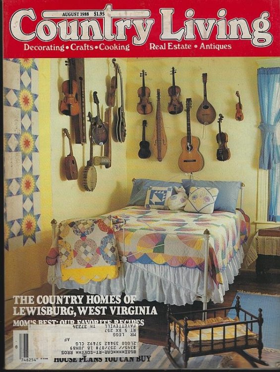 COUNTRY LIVING MAGAZINE AUGUST 1988
