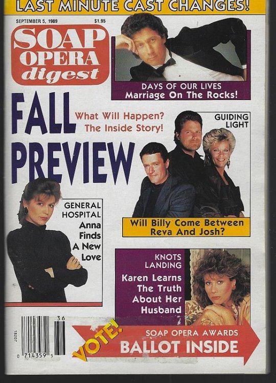 SOAP OPERA DIGEST SEPTEMBER 5, 1989
