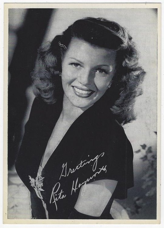 PHOTOGRAPH OF RITA HAYWORTH