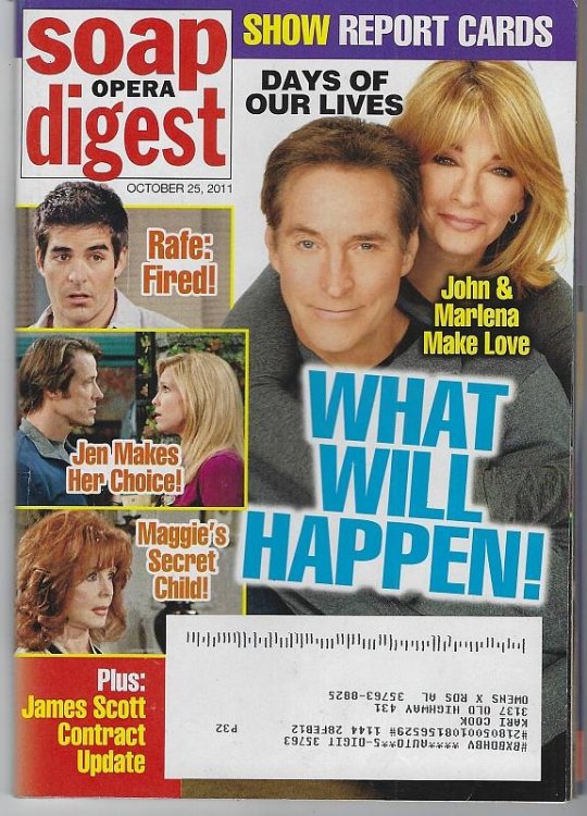 SOAP OPERA DIGEST OCTOBER 25, 2011