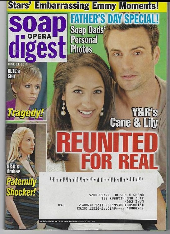 SOAP OPERA DIGEST JUNE 21, 2011