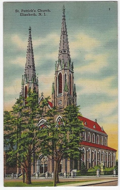 ST. PATRICK'S CHURCH, ELIZABETH, NEW JERSEY