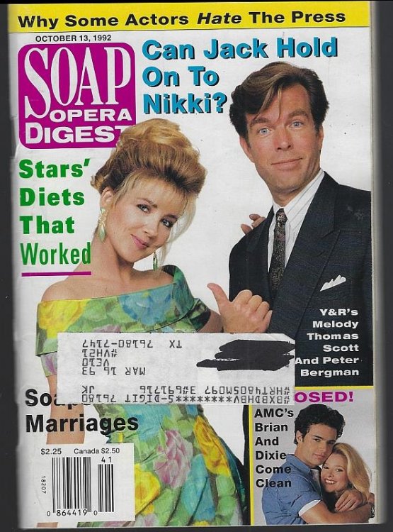 SOAP OPERA DIGEST OCTOBER 13, 1992