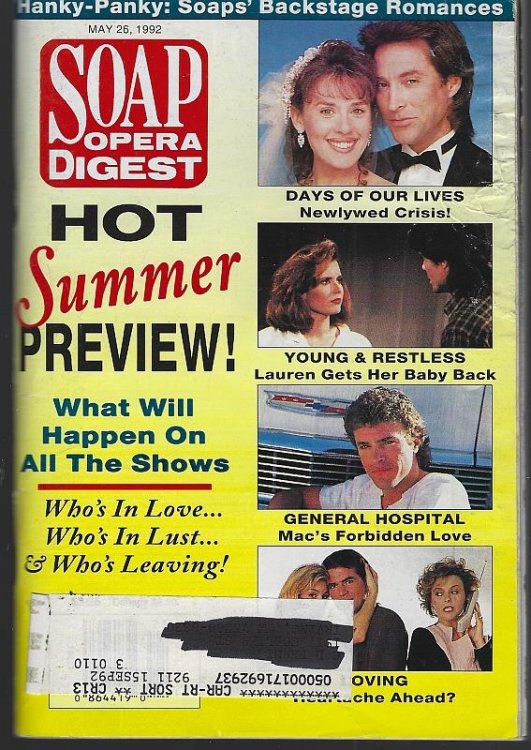 SOAP OPERA DIGEST MAY 26, 1992