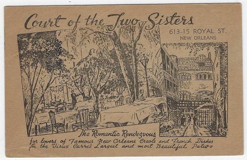 ROMANTIC RENDEZVOUS, THE COURT OF TWO SISTERS RESTAURANT, NEW ORLEANS, LOUISIANA