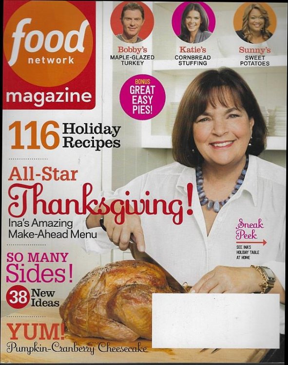 FOOD NETWORK MAGAZINE NOVEMBER 2014