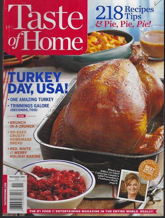 TASTE OF HOME MAGAZINE NOVEMBER 2014