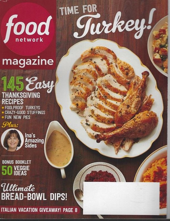 FOOD NETWORK MAGAZINE NOVEMBER 2016