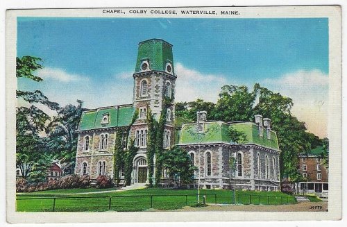 CHAPEL, COLBY COLLEGE, WATERVILLE, MAINE