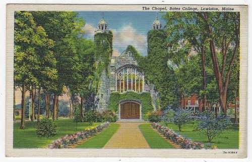 CHAPEL, BATES COLLEGE, LEWISTON, MAINE