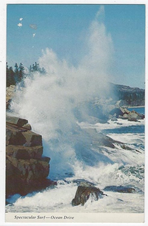 SURF, OCEAN DRIVE, ACADIA NATIONAL PARK, MAINE