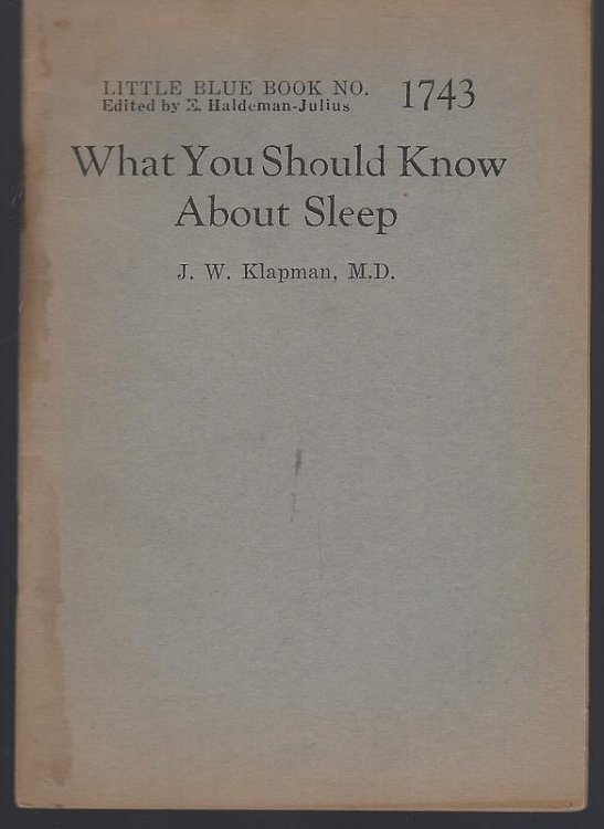 WHAT YOU SHOULD KNOW ABOUT SLEEP