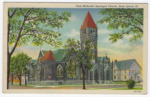 FIRST METHODIST EPISCOPAL CHURCH, ROCK ISLAND, ILLINOIS