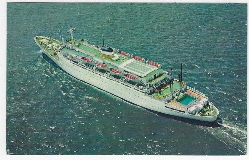 S. S. ATLANTIC, AMERICAN EXPORT LINES, BEACHCOMBER CRUISES