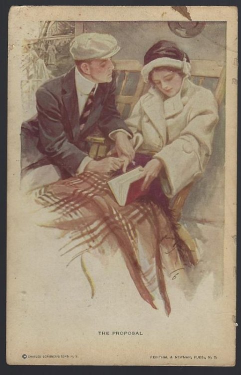 PROPOSAL, WEDDING SERIES POSTCARD