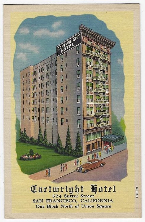 CARTWRIGHT HOTEL, SAN FRANCISCO, CALIFORNIA